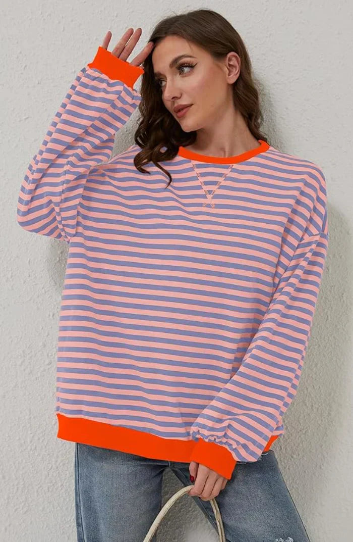 Antonella® | Colorful striped sweater for women