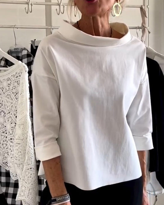 Aldona® | Women'S Elegant Blouse With Half Sleeves