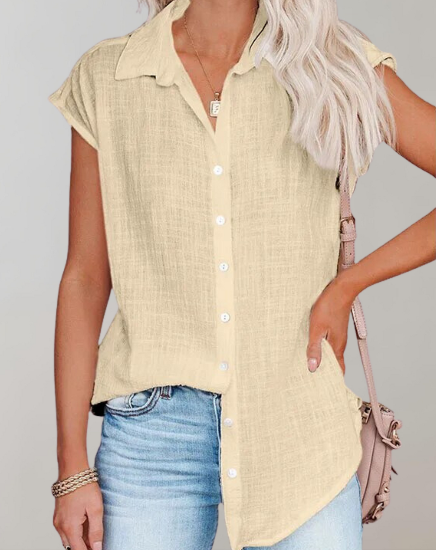Elena® | Solid Casual Shirts Without