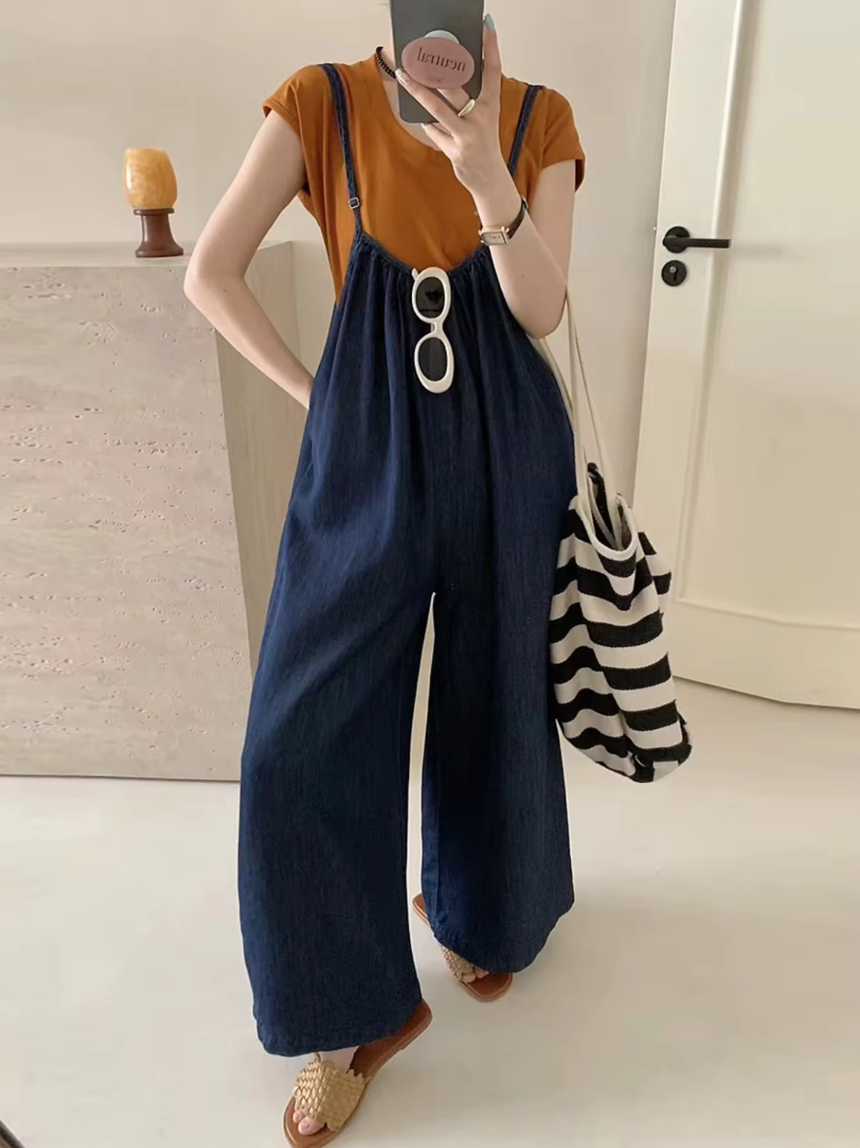 Daphne® | Baggy Denim Jumpsuit