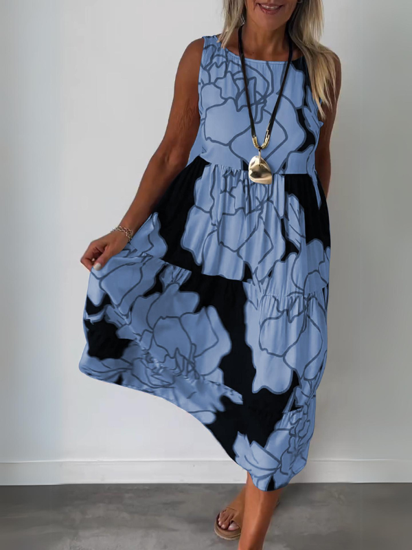 Mae | Stylish Floral Print Dress with Off-Shoulder Design
