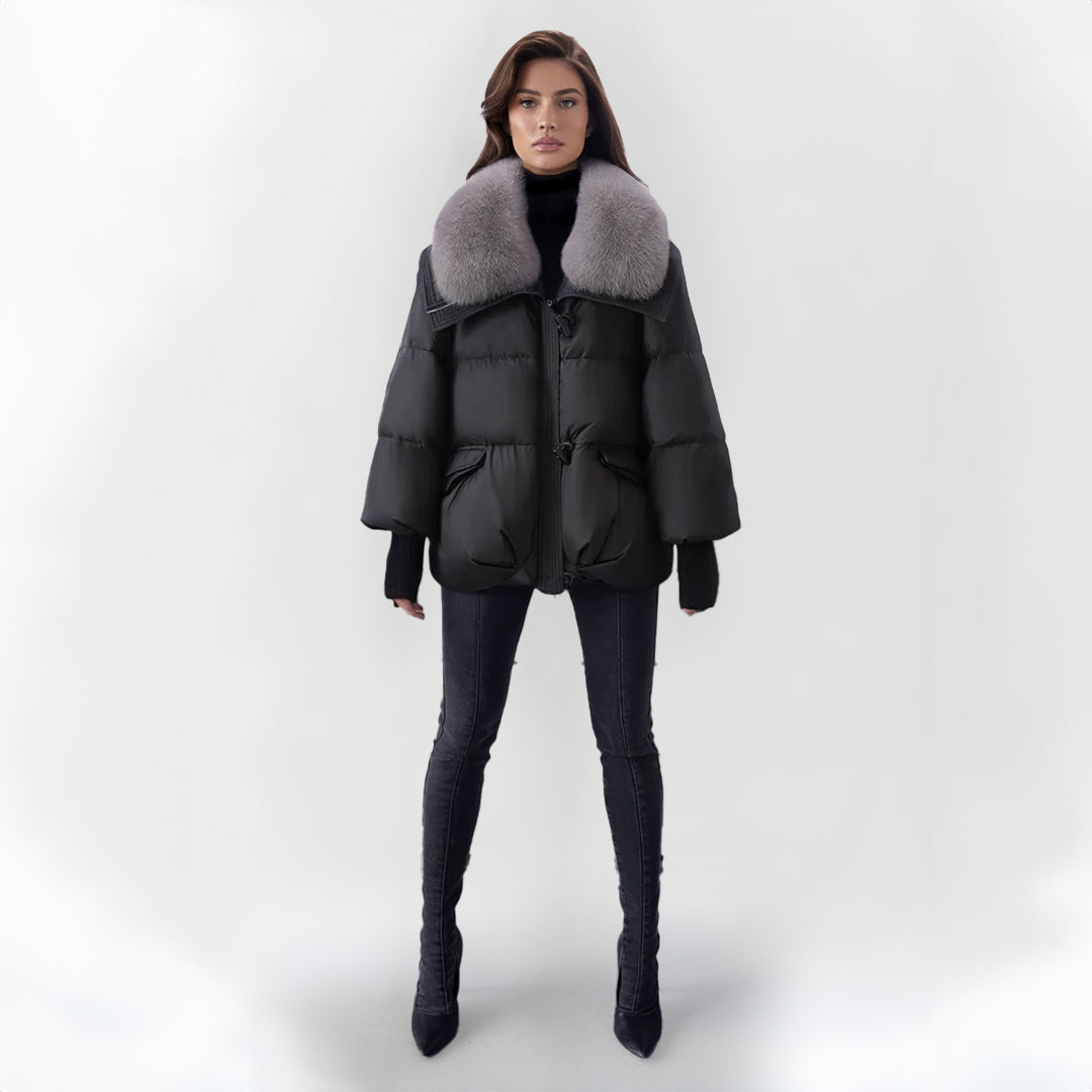 Elena® | Aurora™ faux fur jacket