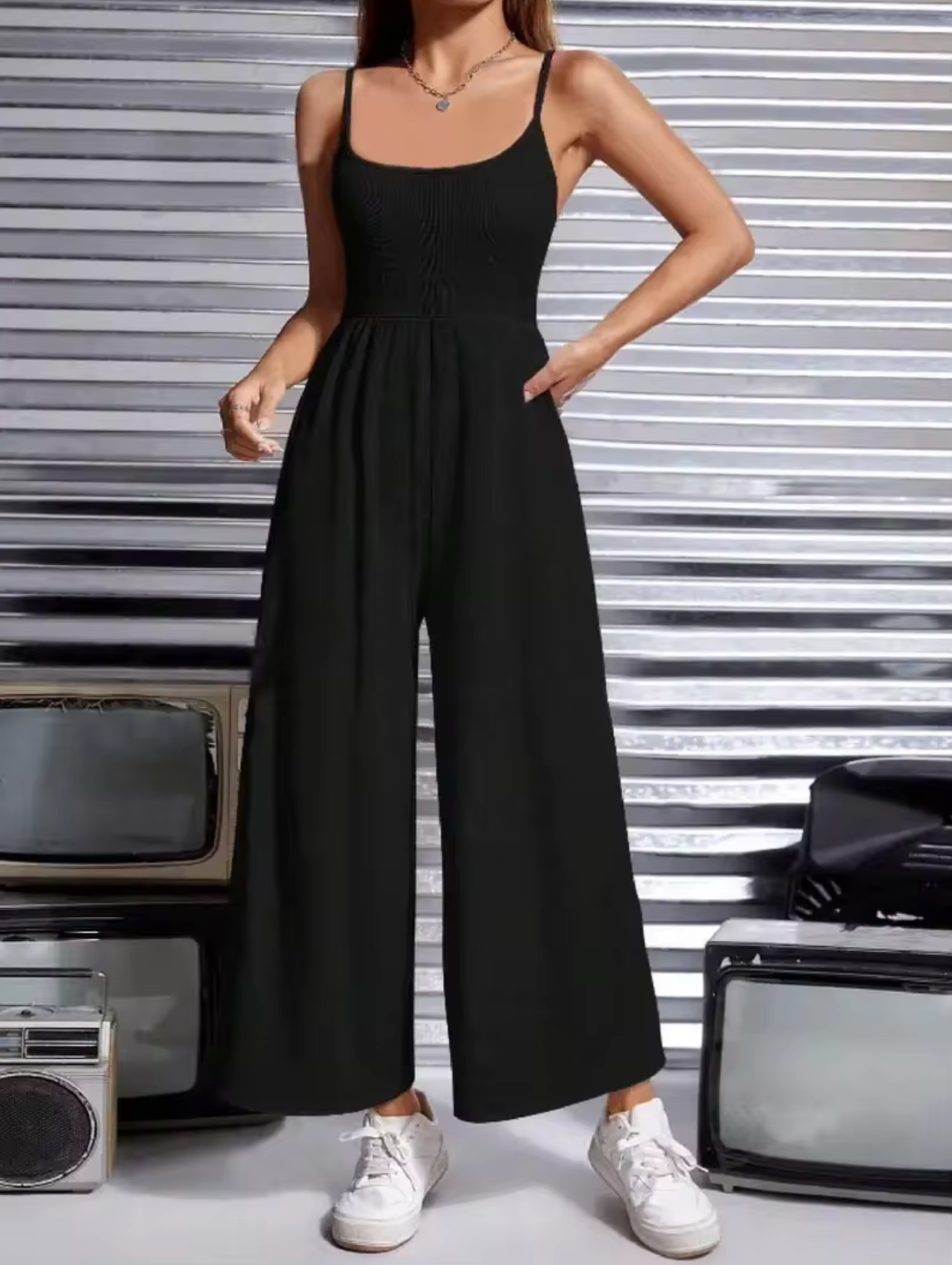 Delaney® | Round Neck Jumpsuit
