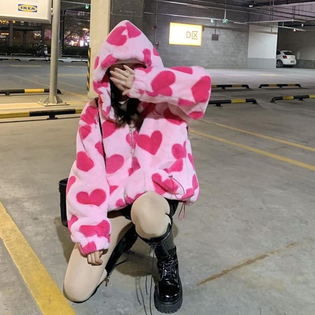 Denise® | Cozy Warm Heart Shaped Jacket
