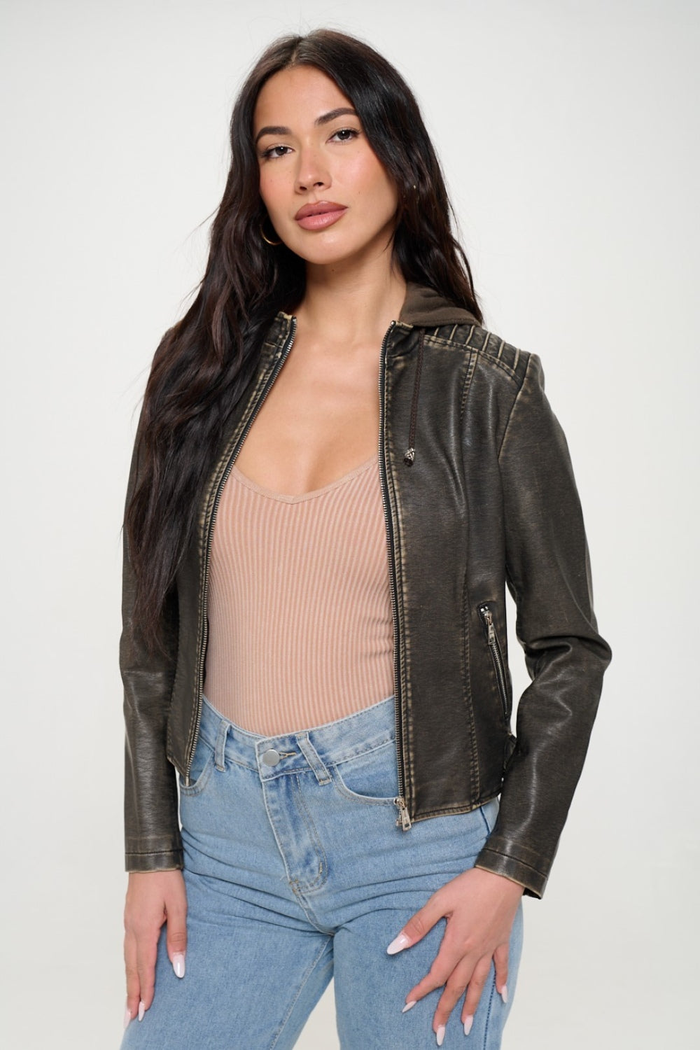 Anja® | Zip-up hooded jacket