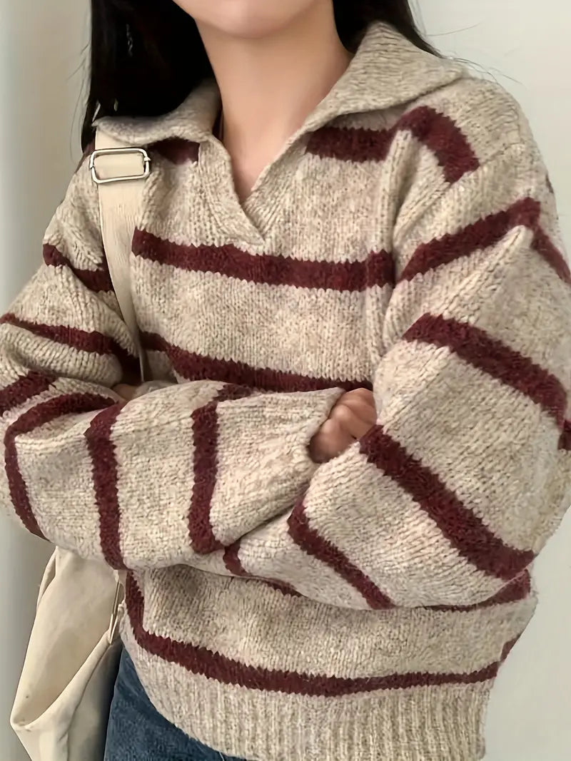 Elena® | V-neck knitted sweater
