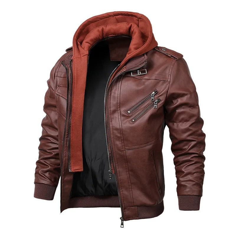 Leonard | Men's Hooded Bomber Jacket