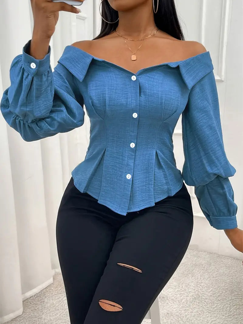 Dulce® | Elegant off-the-shoulder blouse