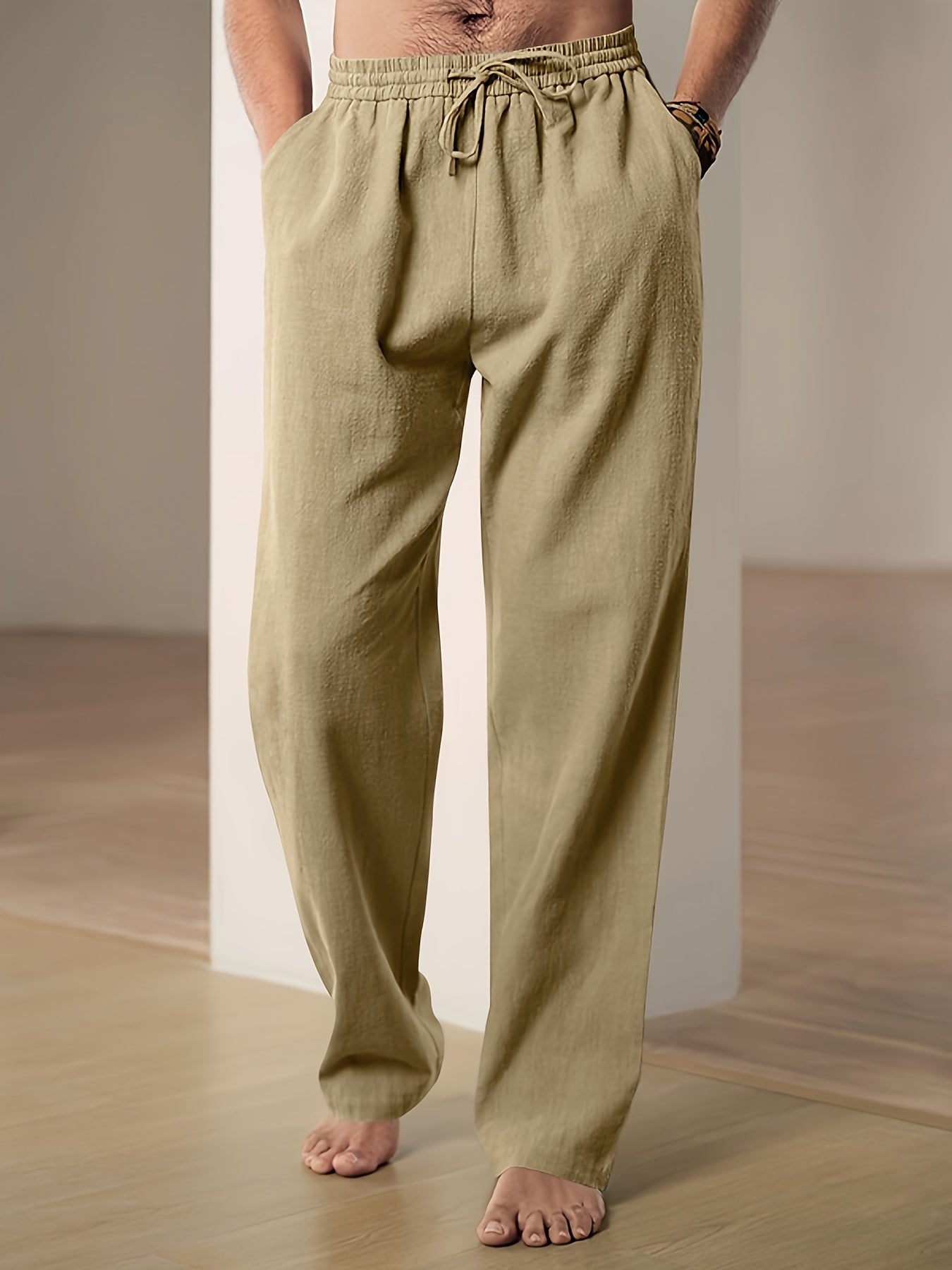 Omar | Relaxed Fit Drawstring Pants for Men - Comfortable Summer Style