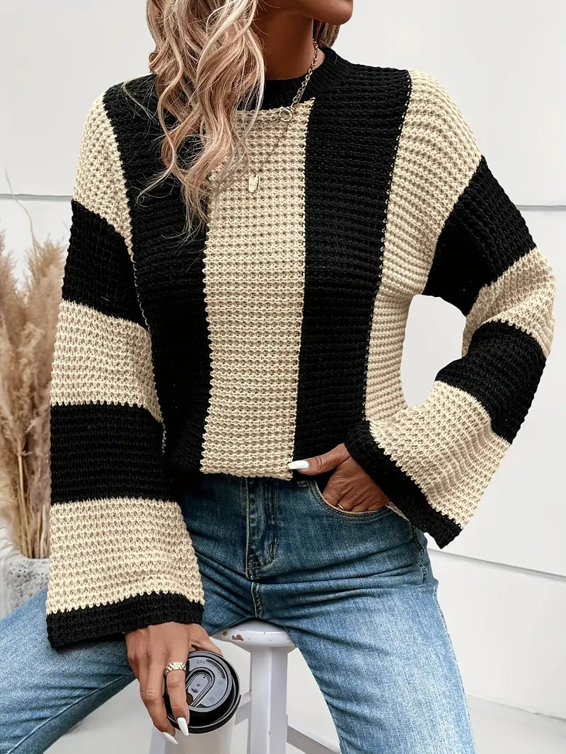 Cristina® | Pullover with bold stripes
