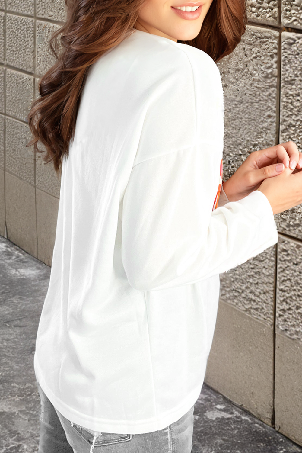 Elin® | Holly Jolly graphic long sleeve top
