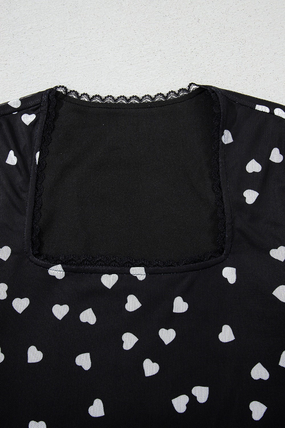 Bianca® | Long-sleeved bodysuit with a sweetheart neckline and a square neckline