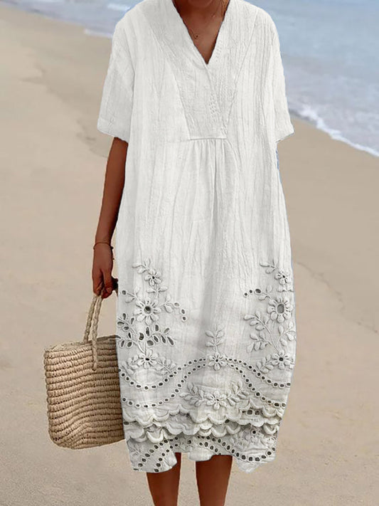 Delaney® | Women'S Floral Print Midi Summer Dress