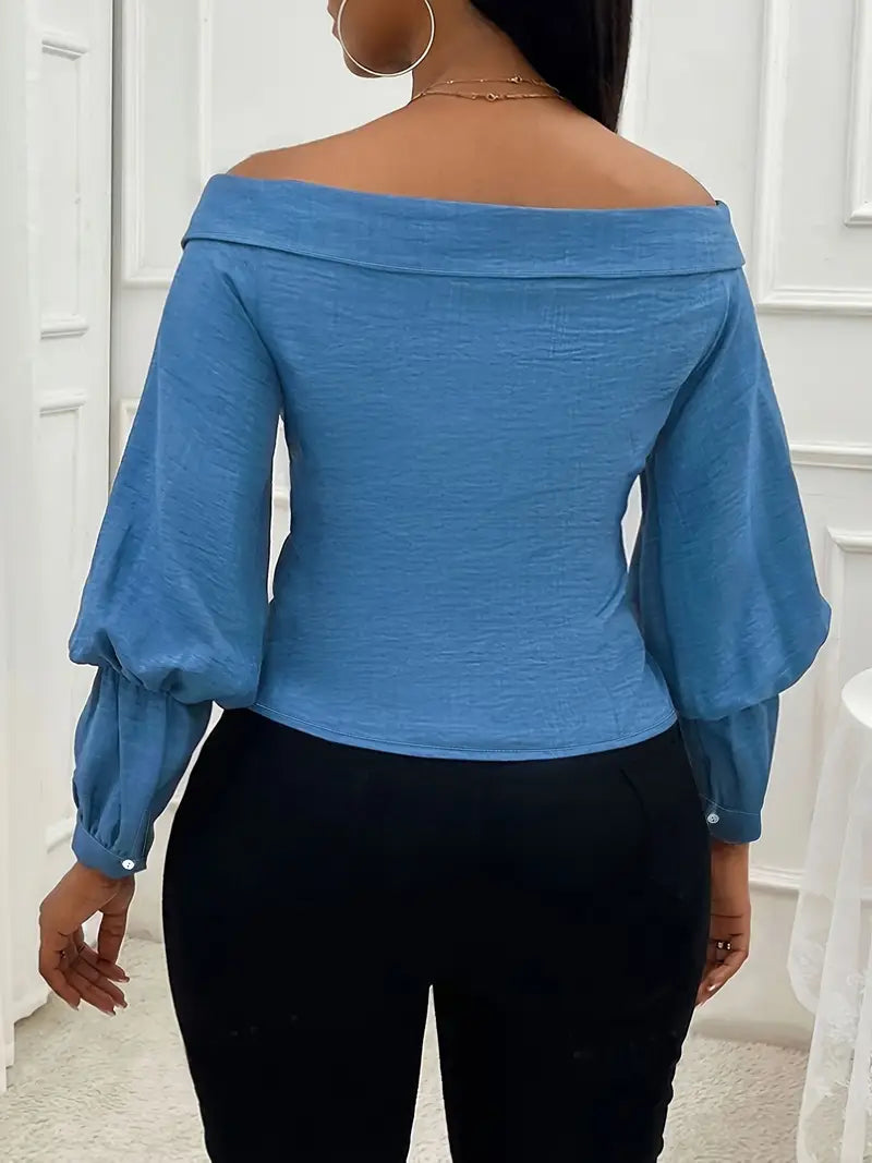 Dulce® | Elegant off-the-shoulder blouse