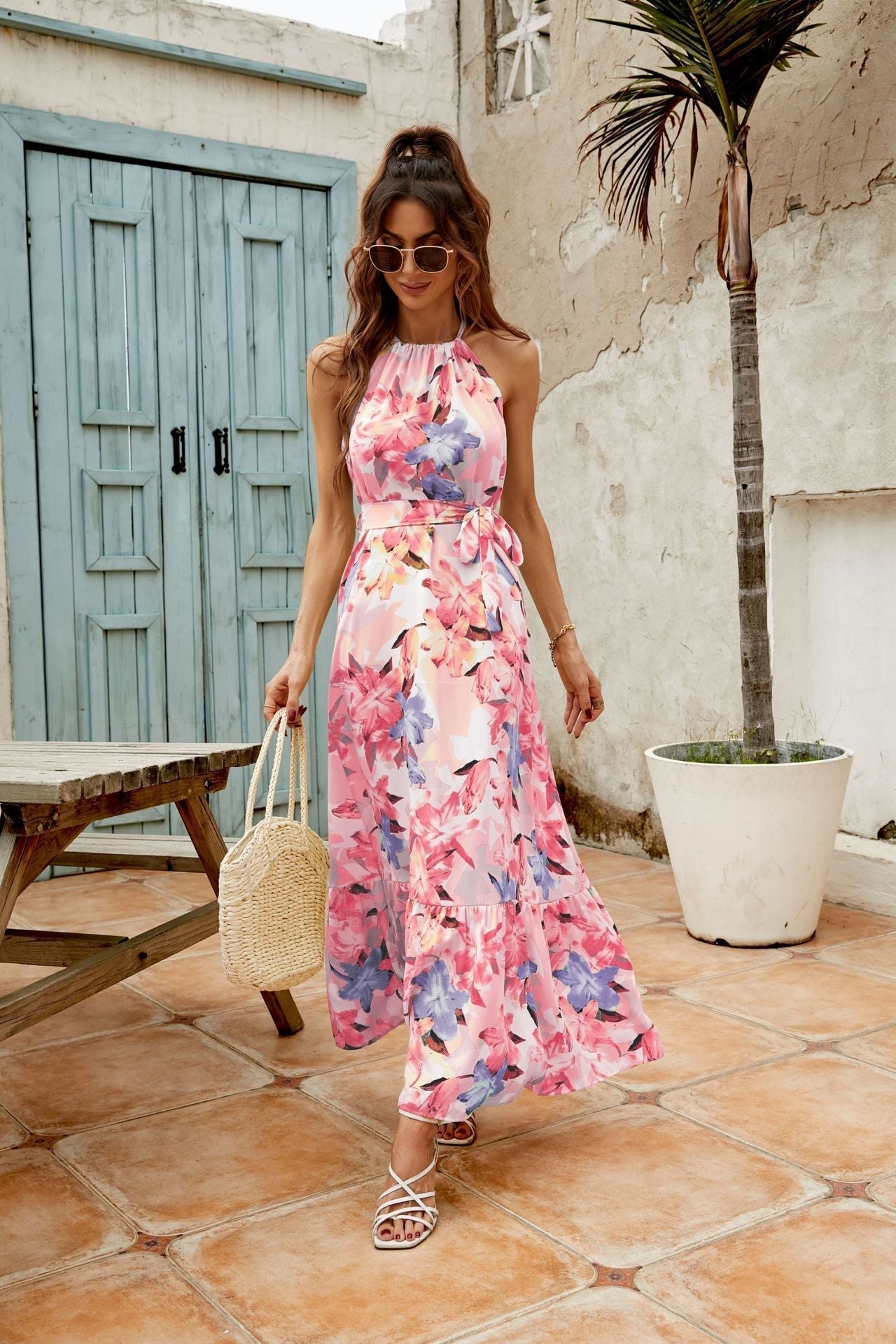 Eleanor® | Summer dress with a round neckline