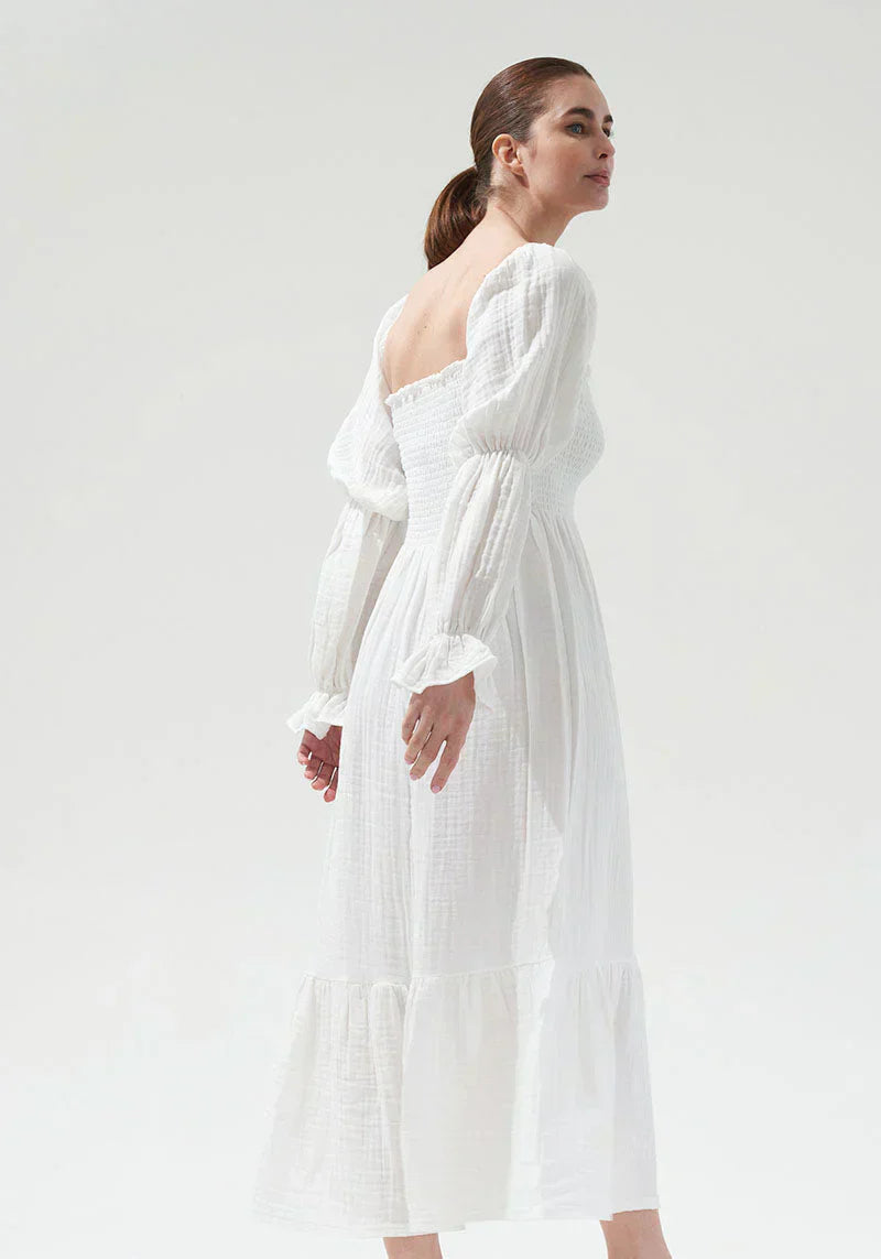 Brianna® | Chiffon dress with bell sleeves