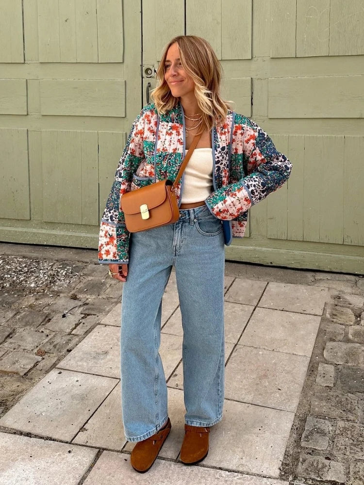 Claudia® | Soft and warm vintage check jacket