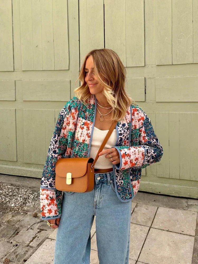 Azucena | Floral vintage jacket for ladies