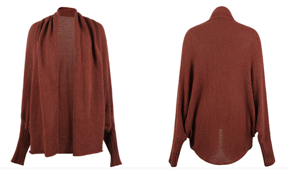 Elisa® | Loose cardigan with batwing sleeves for women