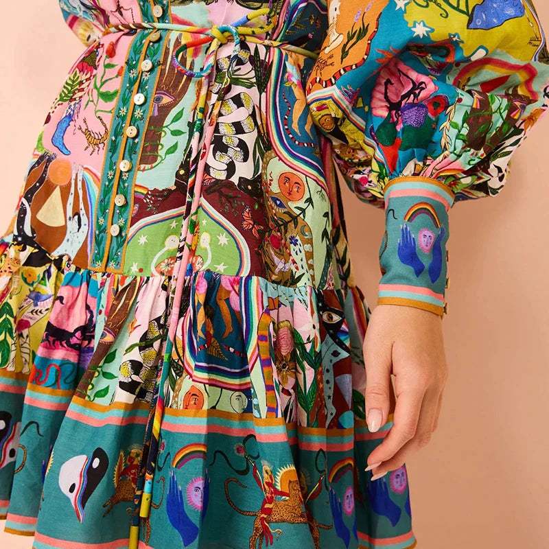 Dulce® | Women'S Dress With Long Sleeves