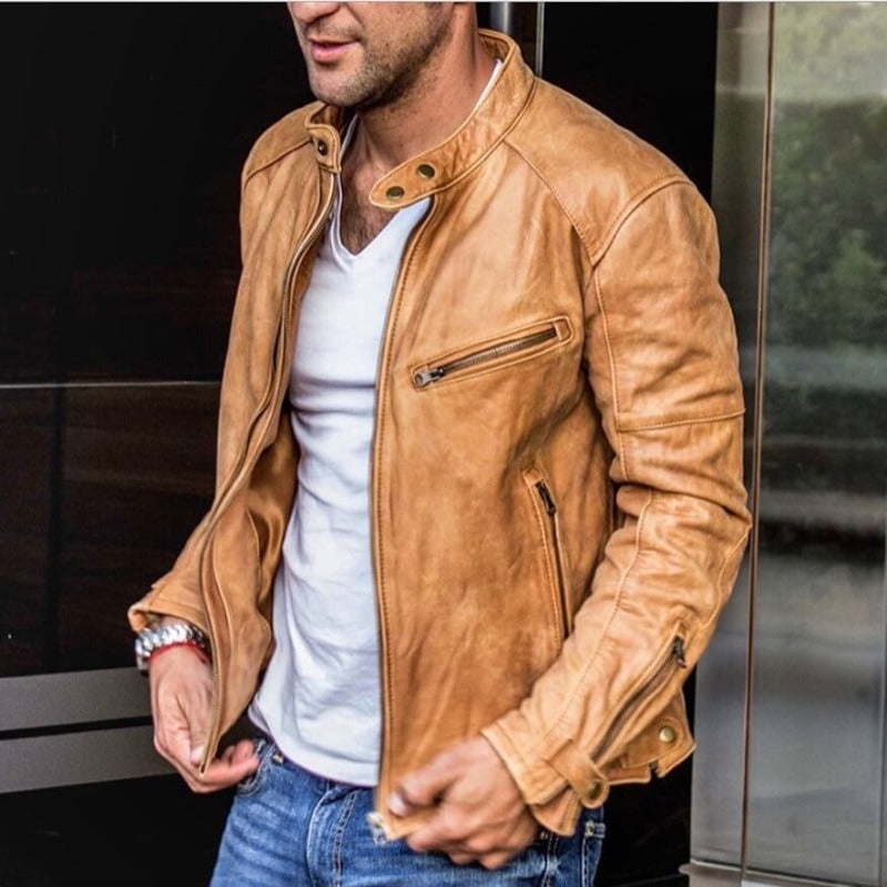 Will | Men's Slim Fit Faux Leather Jacket