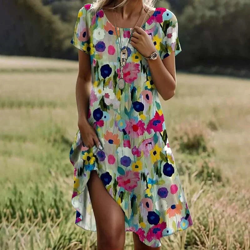 Brigitte® | Flowery Summer Dress