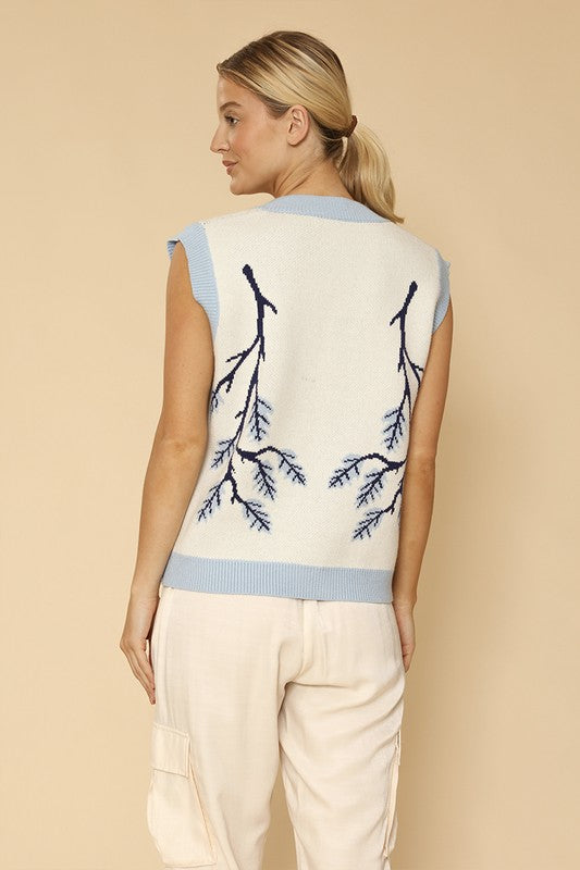 Amelia® | Branch sweater vest