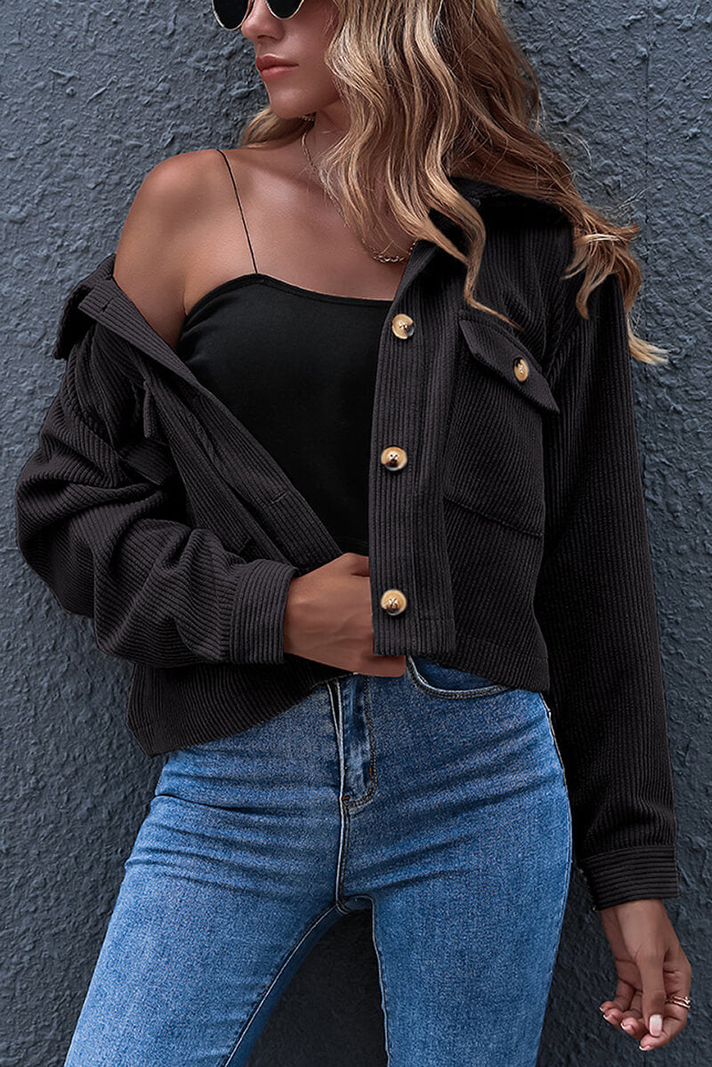 Aurora® | Bomber jacket with lapel collar and pockets