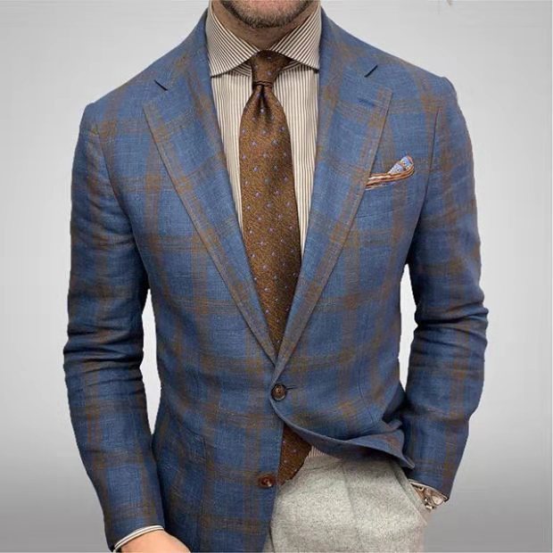 Archie | Men's Slim Fit Notch Lapel Blazer