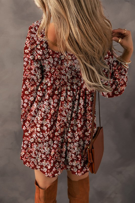 Concepcion® | Women's mini dress with a sweetheart neckline and ruched back