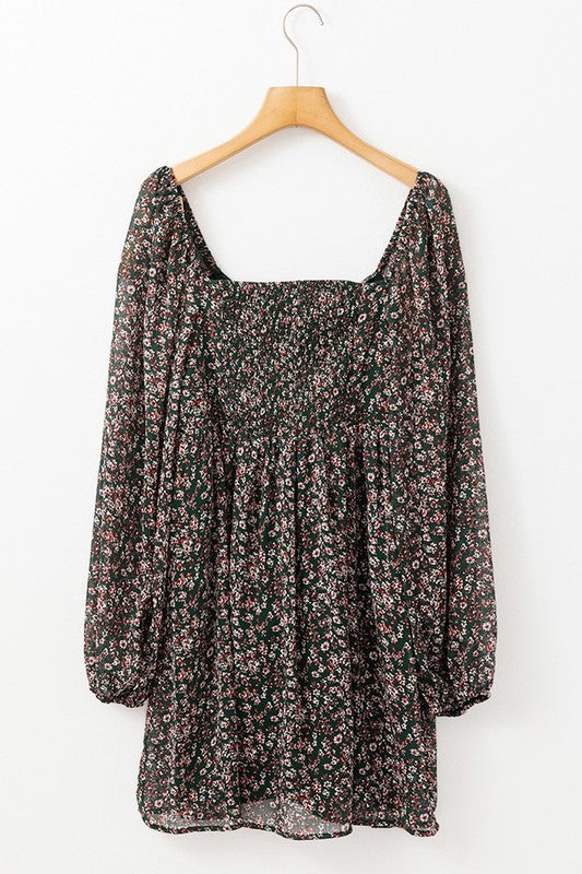 Concepcion® | Women's mini dress with a sweetheart neckline and ruched back