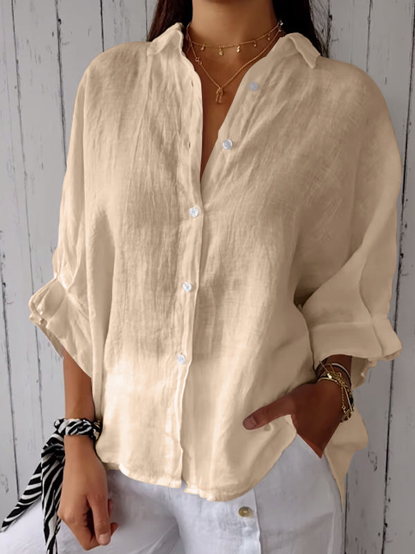 Dominique® | Casual shirt made of cotton and linen