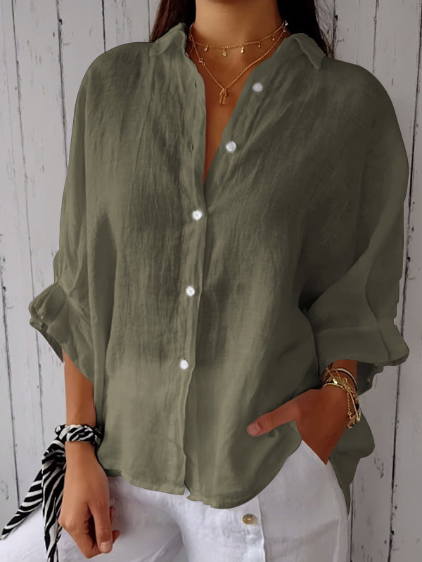 Dominique® | Casual shirt made of cotton and linen