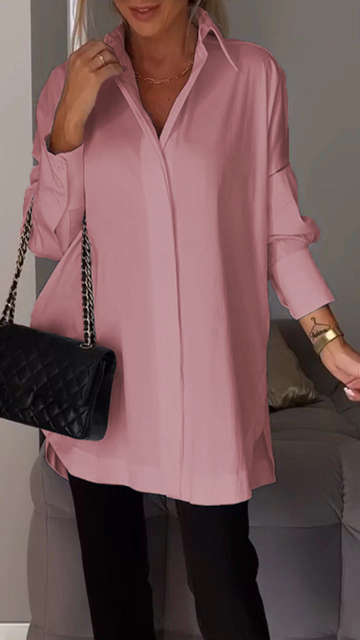 Bretten® | Chic Blouse Made Of Large Silk Chiffon