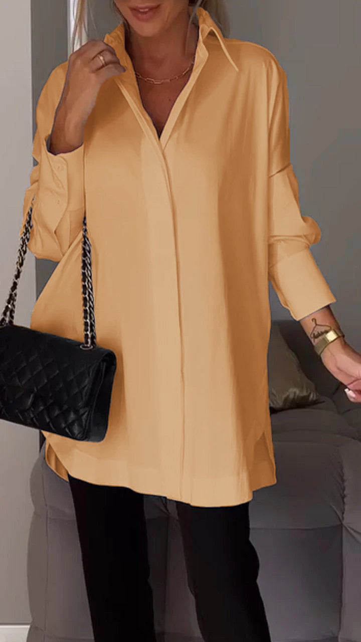 Bretten® | Chic Blouse Made Of Large Silk Chiffon