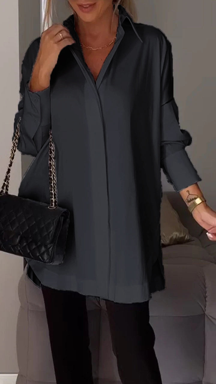 Bretten® | Chic Blouse Made Of Large Silk Chiffon