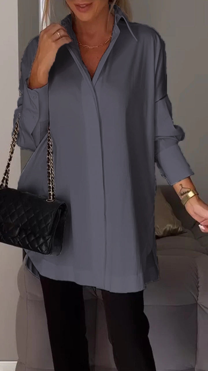 Bretten® | Chic Blouse Made Of Large Silk Chiffon