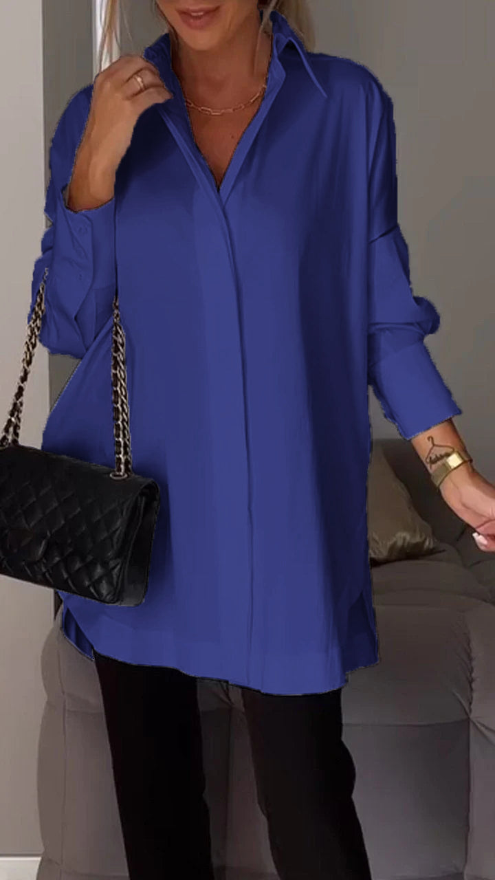 Bretten® | Chic Blouse Made Of Large Silk Chiffon