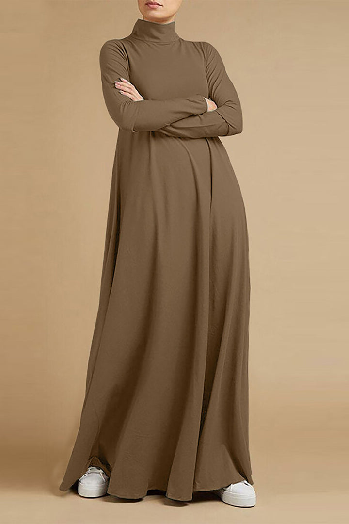 Dorotea® | Women'S Turtleneck Long Sleeve Dress