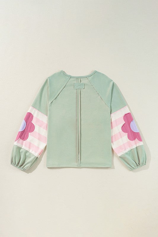 Delia® | Oversized floral patchwork sweatshirts for women