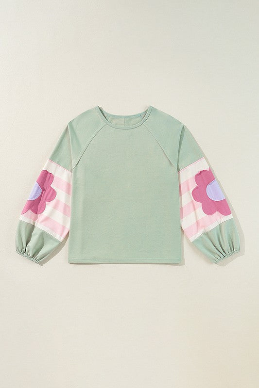 Delia® | Oversized floral patchwork sweatshirts for women
