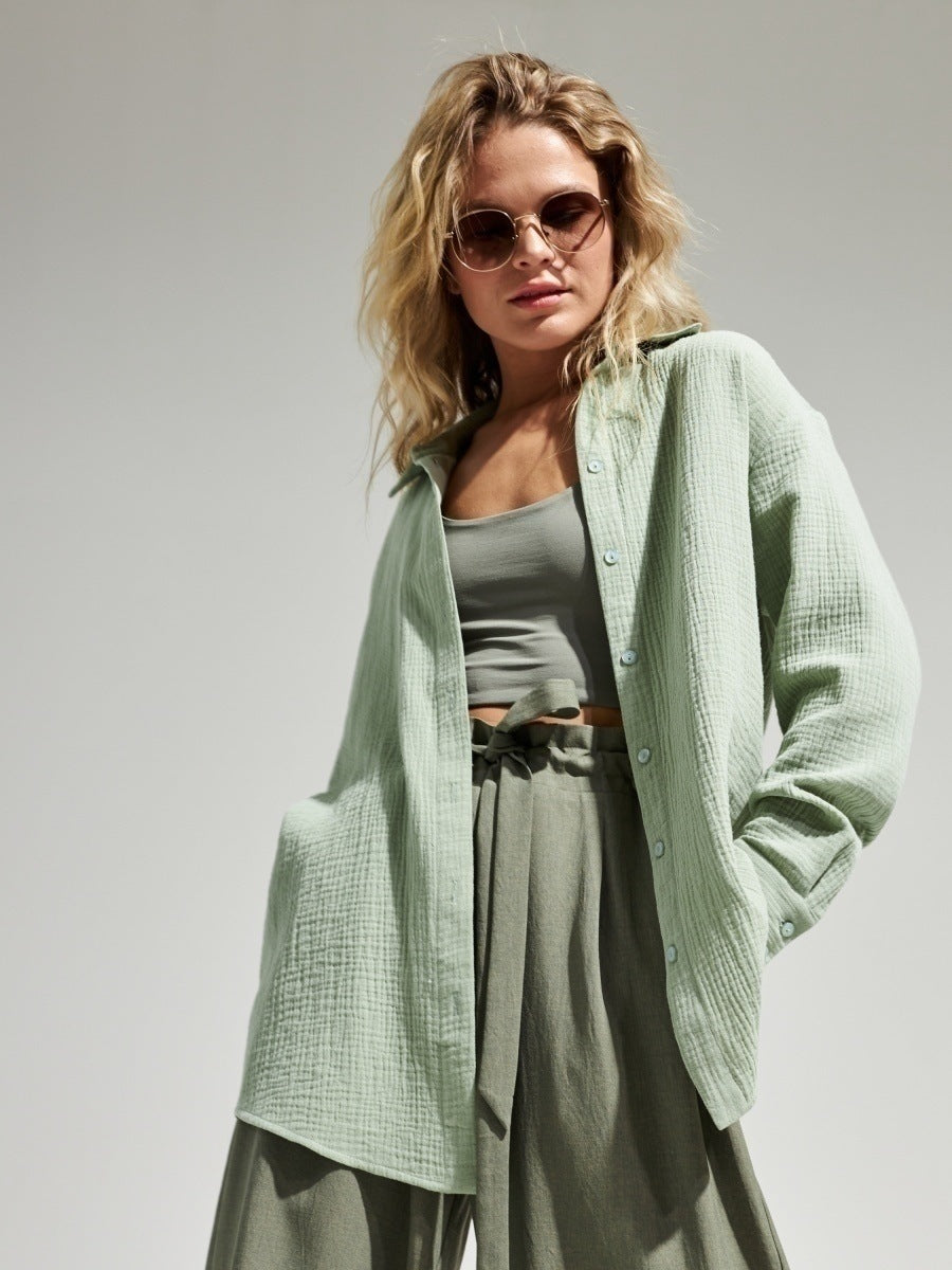 Caridad® | Long-sleeved cotton shirt from Beau