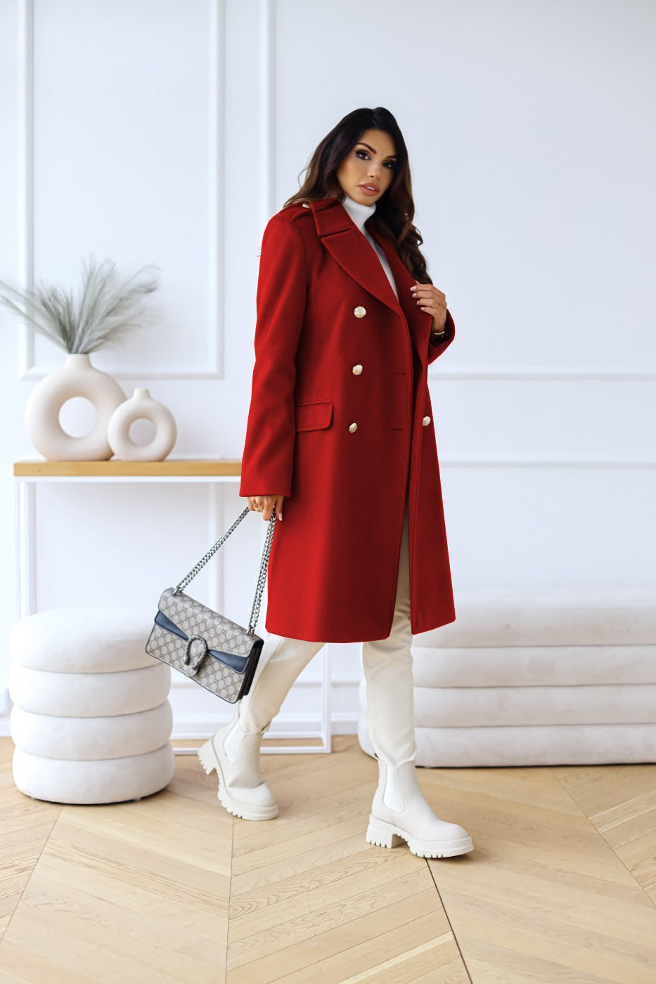 Emily | Women's Double Breasted Coat