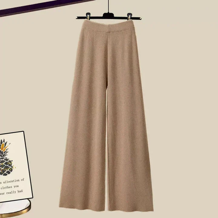 Elda® | Cashmere Long Sleeve Three-Piece Set