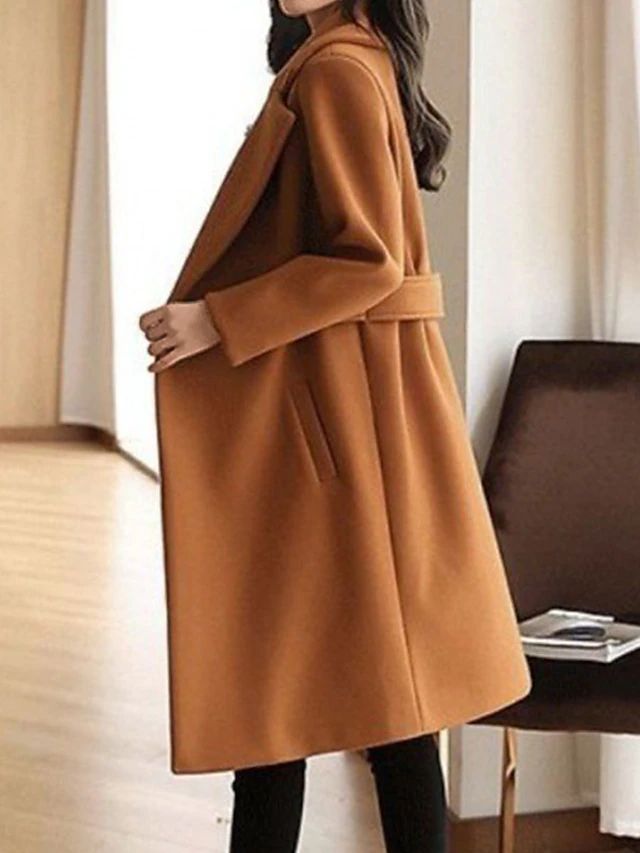 Felicia | Women's Belted Midi Coat