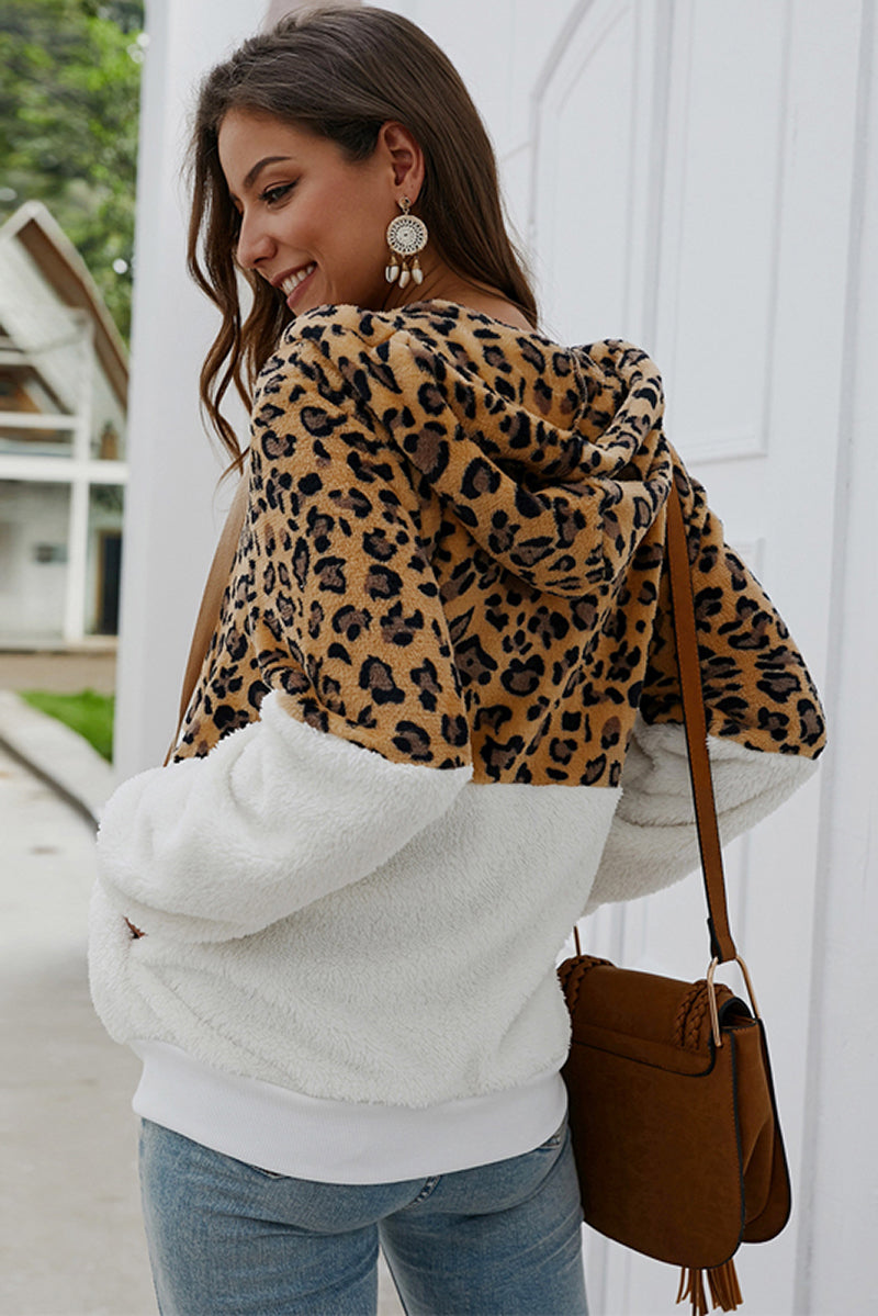 Corina® | Leopard print zip-up sweatshirt