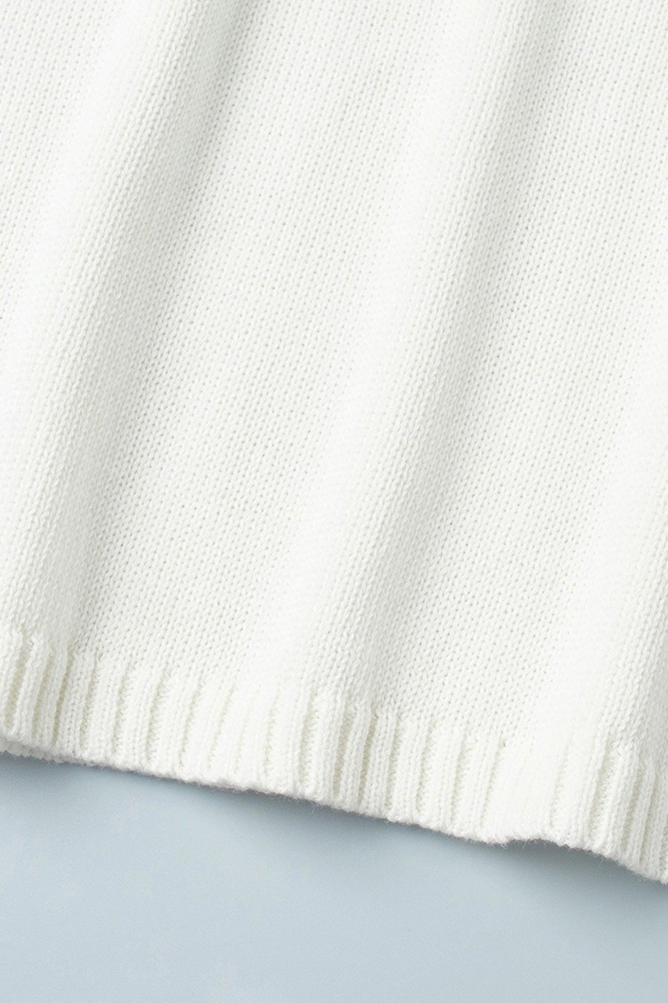 Elena® | Crew Neck Backless Cotton Sweater
