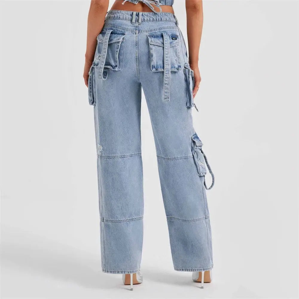 Corinna® | Classic cargo jeans for women