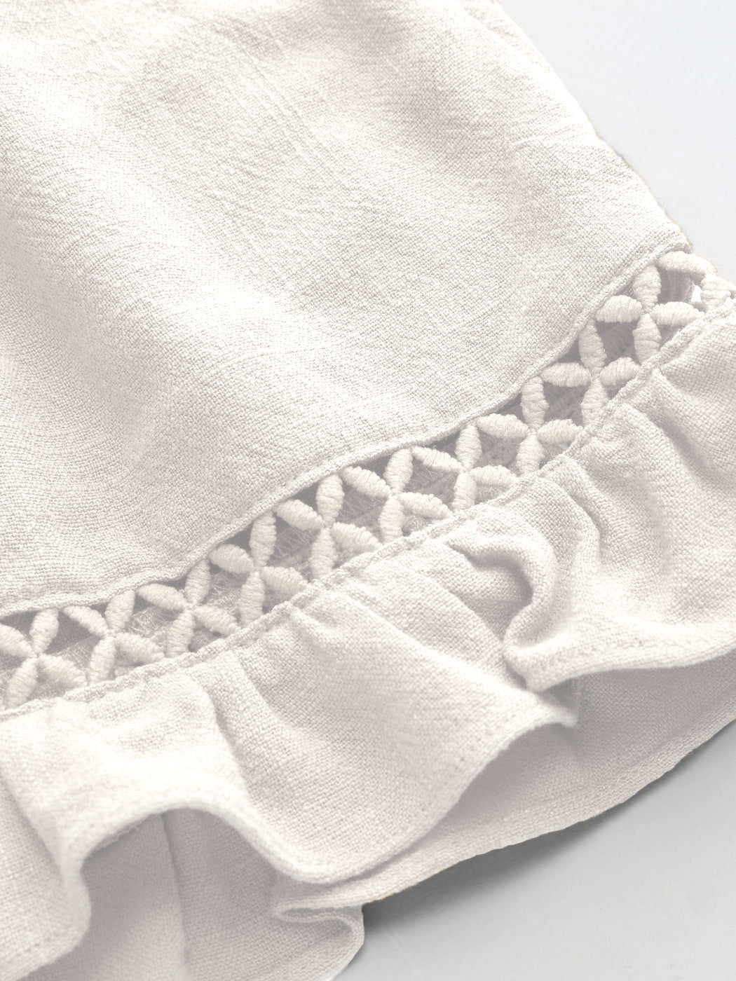 Carla® | Elegant casual white dress with texture.
