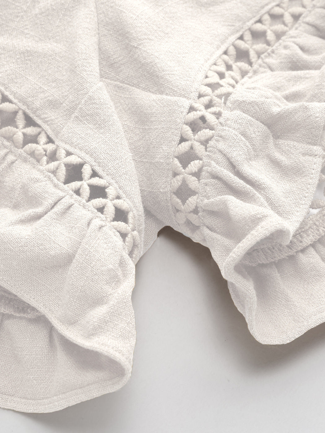 Carla® | Elegant casual white dress with texture.